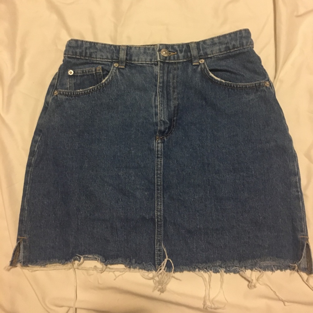 jean skirt